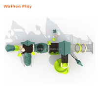 Planche en HDPE de haute qualité, glissière en plastique LLDPE, équipement de terrain de jeu extérieur en acier inoxydable de grande taille pour parc et maternelle