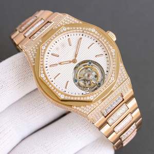 Reloj Mecánico de Alta Gama con Cristal de Zafiro Original de Primera Calidad, Doble Zona Horaria, Reloj de Lujo Automático para Hombre de Negocios, Pateks - Product Image 5