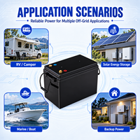 Moteur de pêche à la traîne marin CNNTNY NY-12200 2560Wh, batterie LiFePO4 12.8V 200Ah, 6000 cycles, cellules 3.2V 202Ah pour voiturette de golf, garantie 3 ans
