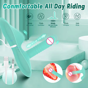 Akıllı Uygulama Kontrollü Sürüşlü Vibratör Çift Motorlu G Noktası Stimülatörü Yumuşak Silikon Üzerine Oturulan Klitoral Masaj Aleti Yetişkin Seks Oyuncakları Kadınlar için - Product Image 5