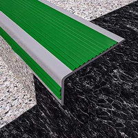 Bande de protection d'escalier auto-adhésive en TPE+ antidérapante en forme de U, service de découpe disponible (9-40mm)