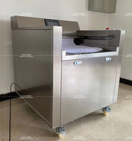 Machine à rouler les gâteaux (300-400 pièces/heure) pour rouleaux suisses et autres gâteaux roulés, avec élasticité et nombre de tours réglables librement