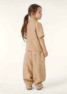 Ensemble <span class=keywords><strong>de</strong></span> vêtements utilitaires <span class=keywords><strong>de</strong></span> style classique pour garçons <span class=keywords><strong>de</strong></span> deux pièces-Chemise d'été et short cargo pour les activités scolaires des enfants - Product Image 4