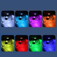 Lampu Ambient Mobil KEBOSIED, Lampu Interior Mobil Warna-warni, Lampu LED Bagasi Mobil