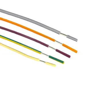 UL1659 RoHS 16/18/20/22/24/26/28 AWG Núcleo de níquel aislado Flexible 20M 50M 100M Cable trenzado 600V Clasificación PTFE Iluminación