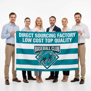 Knitted Polyester Custom Anniversary Banners HD Sublimation Print for Birthday Party Any Logo Design Weatherproof Y