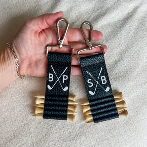 Bolsa de <span class=keywords><strong>Golf</strong></span> Tee Tag personalizado Tee Holder <span class=keywords><strong>Golf</strong></span> regalo PU cuero 5 Tees organizador cinturón Clip accesorios de <span class=keywords><strong>Golf</strong></span> - Product Image 3