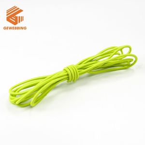 Colorful Round Eco-Friendly High Tenacity Polyester Elastic Cord 3mm Braided <b>String</b> for <b>Bags</b> Garment Shoes - Product Image 5