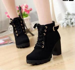 Botin Con Tacon Grueso Online Store, UP TO 69% OFF | lavalldelord.com