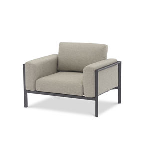 Poltrona REEF in metallo antracite - Product Image 1