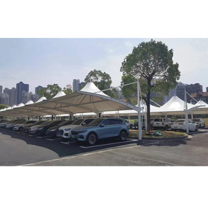 Structure de Membrane Tensile pour Parking Personnalisée en Usine, Abri de Voiture, Auvent, Structure Architecturale en Membrane PVDF - Product Image 5