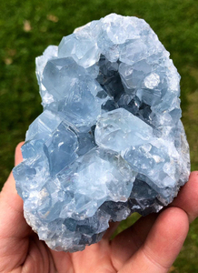 Cristal de Celestita Azul Cielo Natural al por Mayor, Clúster de Cristales en Bruto, Espécimen Mineral, Piedra de Cristal Curativa, Decoración para el Hogar, Regalo de Meditación Reiki - Product Image 3