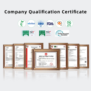 Sinh thái thân thiện dây kéo lớn lá compostable tinh bột ngô CPE PE PLA OPP nhựa may quần áo đồ trang sức Frosted <span class=keywords><strong>Ziplock</strong></span> Túi - Product Image 2