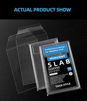 Sacs de protection HUACENT Guard Premium Ultra Clear Pro Graded pour cartes, épaisses, pour support magnétique, Top Loader, semi-rigides