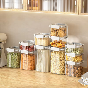Multifunctionele transparante luchtdichte voedselbewaarbox voor de keuken - Product Image 1