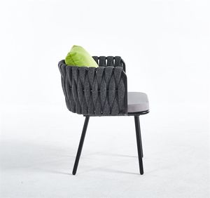 Patio kim loại đồ nội thất nhà máy trực tiếp bán buôn sang trọng ngoài trời Vườn dây ghế - Product Image 3