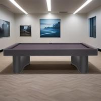 Table de billard sur mesure en bois massif 8ft 9ft, table de billard de luxe design en noyer, chêne, érable dur, surface en ardoise, pour club et villa