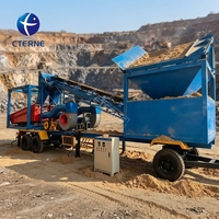 Wasserfreie Trocken-Goldgewinnungsanlage mit Motor & Antrieb, Hochleistungs-Luftabscheider für Sand und Kies, hohe Kapazität, Eterne