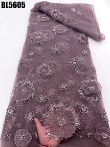 2023 última tela de vestido de novia australiano de alta calidad europeo aso ebi cuentas y <span class=keywords><strong>lentejuelas</strong></span> hechas a mano para bodas y fiestas - Product Image 2