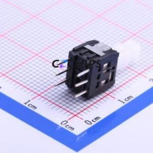 SPPH420100 <b>Push</b> <b>Button</b> <b>Switch</b> Through hole Component (THT) <b>Switch</b> Self-Locking Square <b>Button</b> Through Hole 100mA - Product Image 2