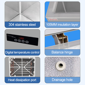 Factory Price <strong>Big</strong> <strong>Deep</strong> <strong>Freezer</strong> -60 Degree <strong>Deep</strong> <strong>Freezer</strong> Kitchen <strong>Freezer</strong> <strong>Chest</strong> - Product Image 4