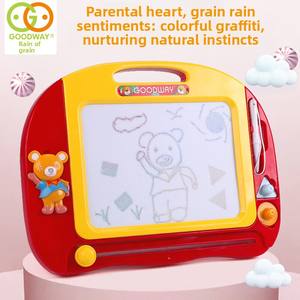 Juguete de pintura magnético educativo interesante para bebés, juguete borrable colorido para niños, tablero grande de escritura y dibujo. - Product Image 4