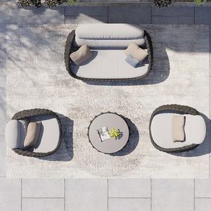 हॉट सेलिंग फैक्ट्री डायरेक्ट सेलिंग फर्नीचर गार्डन फर्नीचर आउटडोर पैटियो सोफा - Product Image 5