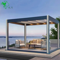 MINGYU 2025 Toit rétractable motorisé en aluminium 6063 pour balcon, patio, jardin, extérieur, imperméable, écologique, pliable