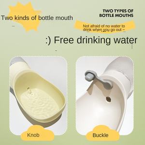 Yeni Evcil Hayvan Kedi Köpek Açık Hava Taşınabilir ABS Malzeme IPX7 Su Geçirmez Küçük Orta Boy Su Kabı Yavru Besleme İçin - Product Image 3