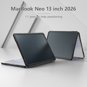 Funda de PC y TPU, Borde Suave de TPU en Todas las Esquinas, Resistente a Arañazos, Carcasa Rígida a Prueba de Golpes <span class=keywords><strong>para</strong></span> <span class=keywords><strong>MacBook</strong></span> Neo A3404 de 13 Pulgadas - Product Image 2