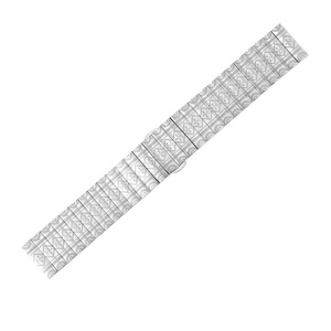 Correa de Reloj de Titanio, Correa de Repuesto de Acero Inoxidable con Patrón Geométrico para Relojes Inteligentes y Relojes de Pulsera - Product Image 2