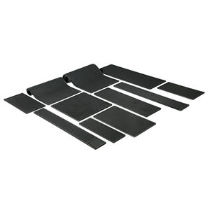 حصيرة عمل مرنة مضادة للانزلاق من مطاط PVC لماكينات الحلاقة، خدمة قص مخصصة بشعار خاص، آمنة للاستخدام في الصالونات/الحلاقين/المنزل - Product Image 2