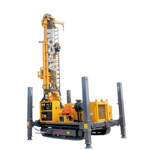 Roche trou Tricycle Mobile 200m Machine de forage de puits d'eau Camion Remorque Tracteur monté des plates-formes de forage de p - Product Image 1