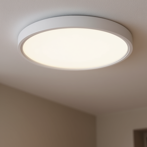 Lámpara de Techo LED de 18W con Luz Blanca Cálida de 2700K, Montaje en Superficie, Diseño Minimalista, Base de Plástico, Cubierta de PMMA, CA 220V, Apta para - Product Image 2