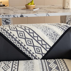 Funda <span class=keywords><strong>de</strong></span> sofá <span class=keywords><strong>de</strong></span> chenilla Bohemia, funda <span class=keywords><strong>de</strong></span> cojín <span class=keywords><strong>de</strong></span> sofá antideslizante patrón geométrico <span class=keywords><strong>de</strong></span> <span class=keywords><strong>tela</strong></span>, moderna, minimalista y <span class=keywords><strong>de</strong></span> <span class=keywords><strong>gusano</strong></span>, primavera y otoño - Product Image 4