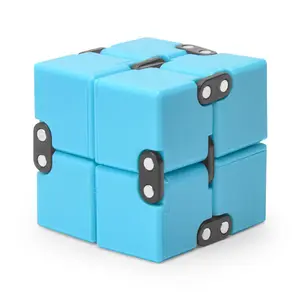 Buena venta infinito cubo mágico SPINNER fidget juguete adultos ansiedad y alivio del estrés spinning fidget juguete sensorial