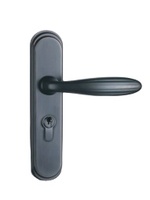 Suministro de material de aleación de aluminio Cerradura de puerta de panel con llave Inserto de acero inoxidable Cerradura de panel residencial de hotel Cerradura de manija