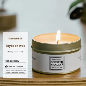 Vela de <span class=keywords><strong>Pilar</strong></span> hecha a mano de aromaterapia de cera de soja de Venta caliente transfronteriza al por mayor regalo de gama alta recuerdo de cumpleaños adorno decorativo - Product Image 4