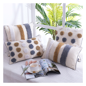 Housse de coussin Boho en lin de coton hirigin, nouvelle collection, décoration de la maison, pour le canapé-lit - Product Image 1