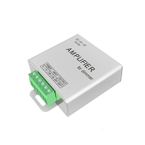Amplificateur de signal LED, répéteur de puissance, amplificateur de bande LED monochrome, coque en plastique, télécommande 6A 30M pour bandes LED 12V 24V - Product Image 2