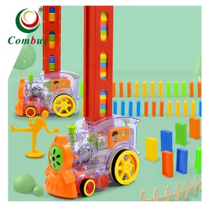 Transparent Intelligence Block Set Toy Electric <strong>Domino</strong> <strong>Train</strong> - Product Image 1