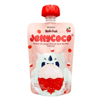 Sacs de boisson en plastique imprimés personnalisés boisson de qualité alimentaire debout 100ml Jelly Juice pochette à bec verseur