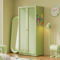 Armoire en acier moderne, armoire métallique multicolores pour le rangement de la chambre