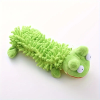 Jouet interactif pour chien en peluche qui couine, jouet à mâcher indestructible avec son parlant pour l'entraînement et le jeu interactif des animaux de compagnie
