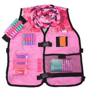 Kit de <span class=keywords><strong>gilet</strong></span> <span class=keywords><strong>tactique</strong></span> pour filles, avec <span class=keywords><strong>gilet</strong></span> pour pistolet, recharge Darts, pinces de recharge, bandeau de poignet, bandana <span class=keywords><strong>tactique</strong></span>, lunettes de protection, - Product Image 2