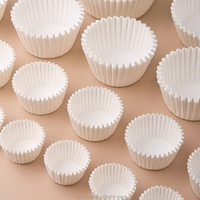 Forros para Cupcakes de Pulpa de Madera Desechables, Ecológicos, Antiadherentes, Resistentes al Calor, Aptos para Horno, Biodegradables y Compostables