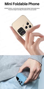 Téléphone portable pliable 1,77 pouces double SIM I16 Pro Lady Cover avec MP3, fonction voix magique, lampe torche, numérotation rapide, téléphone à clapet pour seniors - Product Image 4