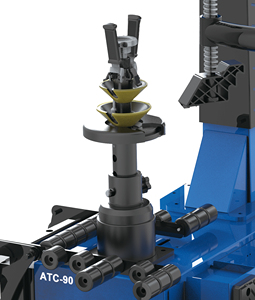 Changeur de pneus semi-automatique AUTEC avec bras oscillant inclinable et bras d'assistance, certifié CE, pour atelier de réparation automobile - Product Image 6
