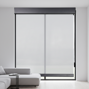 <span class=keywords><strong>Volet</strong></span> <span class=keywords><strong>roulant</strong></span> manuel en polyester avec chaîne facile à utiliser, design minimaliste, applicable aux mariages, personnalisable, tissu filtrant la lumière - Product Image 6