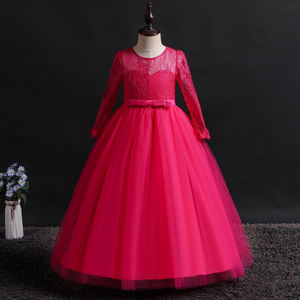 Robe de Haute Qualité à Col Rond pour Grande Fille pour Bal et Fête Robe de Mariage Élégante Blanche pour Fille de 5 à 14 Ans Occasion Formelle - Product Image 5